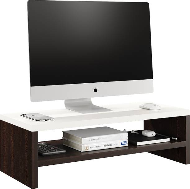 FURNEASER Fluxi Wooden Monitor Stand Organizer Desktop Monitor Riser Laptop Stand, Wood Portable Laptop Table