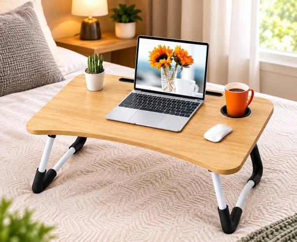 INALOM study table glossy wood finishing Wood Portable Laptop Table