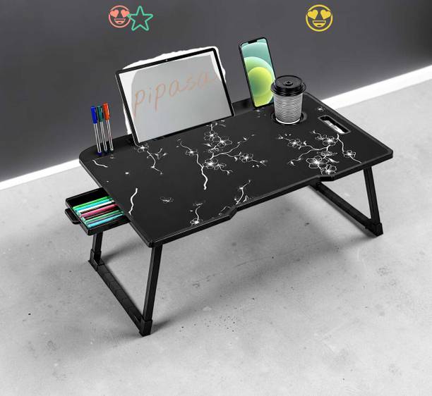 copperandclove copperandclove Solid Wood Study Table (Free Standing, Finish Color - 1 Wood Portable Laptop Table