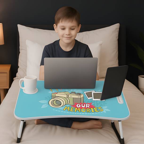 kitchoff Foldable multipurpose Laptop Table Wood Portable Laptop Table