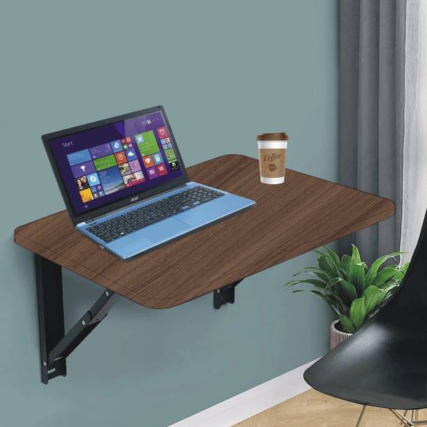 sbf furniture SBF Furniture Multipurpose Wall Mounted Table,Folding Shelf (16X24 Inches) Wood Portable Laptop Table