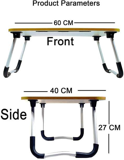Sumanenterprise Laptop table 1004 Portable ( Pre Assembled) Wood Portable Laptop Table