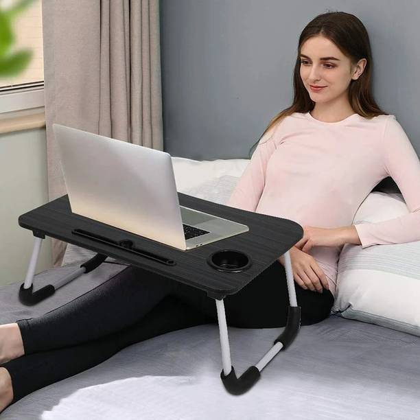 FurniGully Multipurpose laptop table Wood Portable Laptop Table