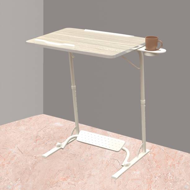 WOW MATE XL Pro Table Mat Finish Engineered Wood Top Steel Frame Multipurpose All-in-One Wood Portable Laptop Table