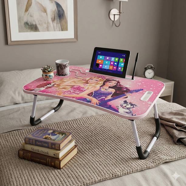 WIFTY portable and light weight variety of fun design and activity table for study Wood Portable Laptop Table