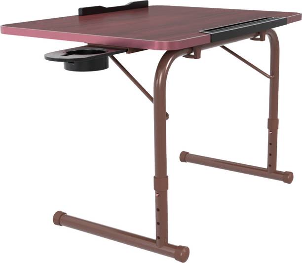 TABLE MAGIC Ikon Mahogany Laptop Table Engineered Wood Computer Desk