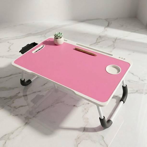 Kiara Quality First Portable & Foldable Study Table for Kids | Work from Home Table | Sturdy Design Wood Portable Laptop Table