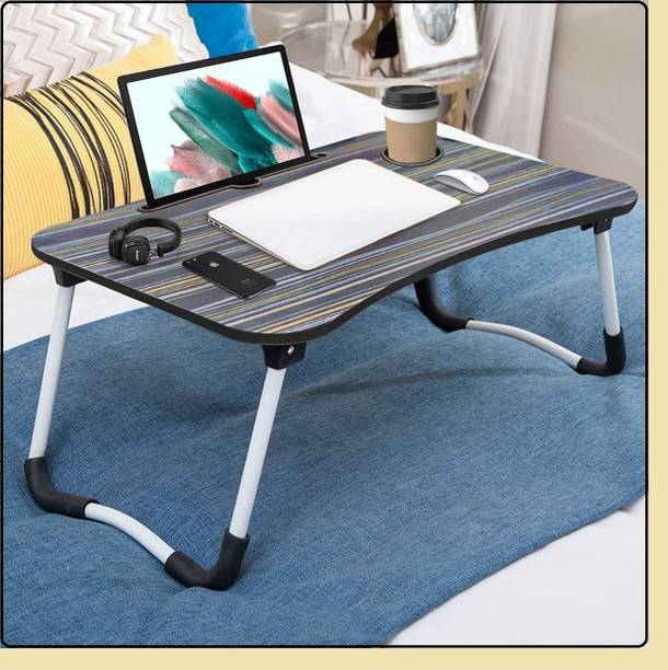 GreenVillage enterprise study,table,bed table foldable & portable wooden, writing desk for office home Wood Portable Laptop Table