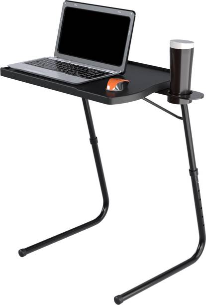 TABLE MAGIC Pro Extended Black Metal Portable Laptop Table
