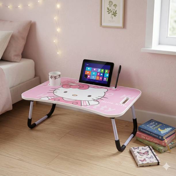 WIFTY portable and light weight variety of fun design and activity table for study Wood Portable Laptop Table