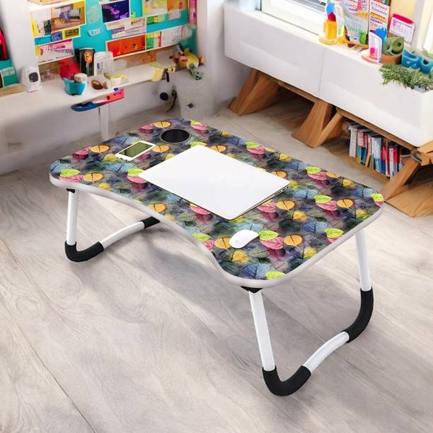 radhe creation Portable Laptop Study, Foldable Students Stand For Office Computer Desk Wood Portable Laptop Table