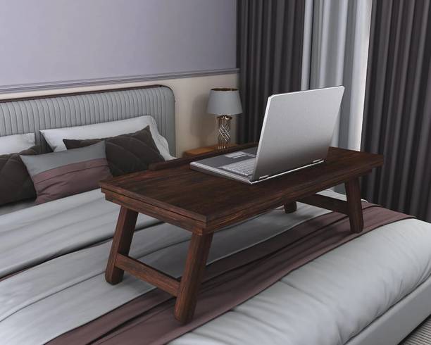 GHROYAL Solid Sheesham Wood Portable Laptop Table for Home/Office Use/Study Wood Portable Laptop Table