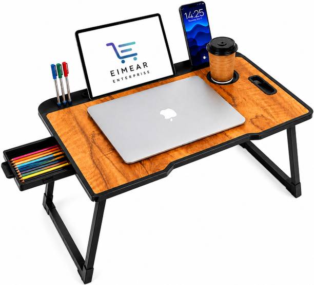 Eimear enterprise Wooden Foldable Study Table Wood Portable Laptop Table