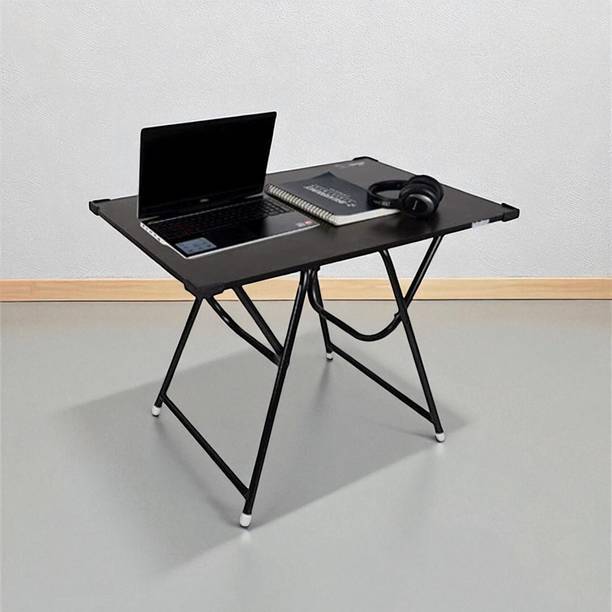 ICONPLUS Portable Folding Study Table for Laptop | Multipurpose Work from Home Desk Wood Portable Laptop Table