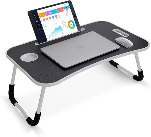 Flipkart Perfect Homes Studio Foldable Lapdesk for Couch (Walnut) Wood Portable Laptop Table
