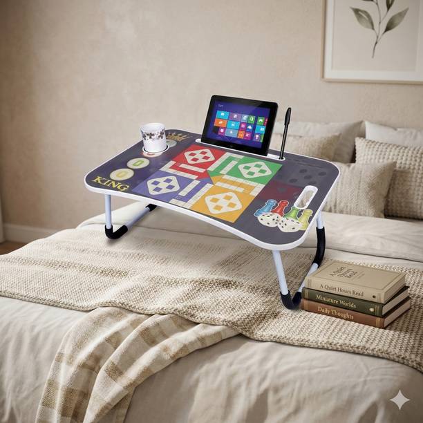 WIFTY portable and light weight variety of fun design and activity table for study Wood Portable Laptop Table