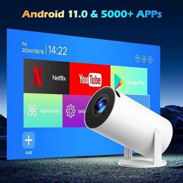 IMMUTABLE Portable Mini Projector, 4K 1080 HD Full UYDYUDE71 2100 lm LED Corded & Cordless Mobiles Portable Projector