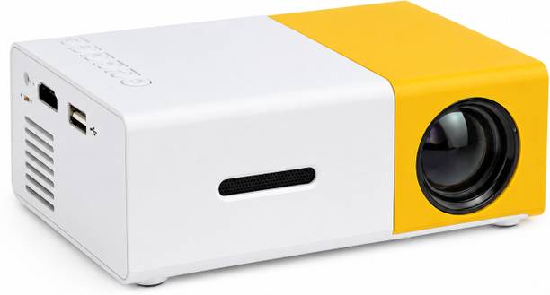 WILLEN Mini Portable Projector 400 lm LCD Corded Mobiles Portable Projector