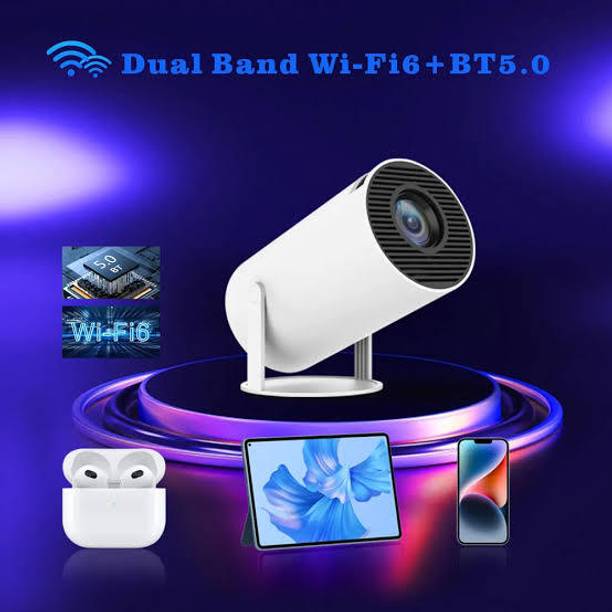 IMMUTABLE Portable Mini Projector, 4K 1080 HD Full UYDYUDE44 2100 lm LED Corded & Cordless Mobiles Portable Projector