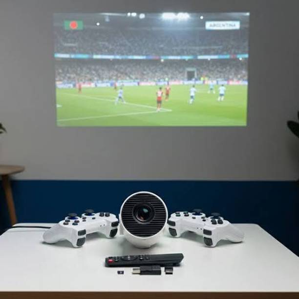 ENMORA 2100 lm LED Corded & Cordless Mobiles Portable Projector