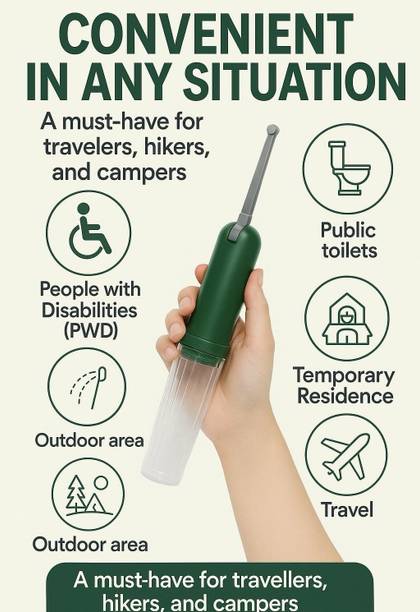 PRINTMATICS Battery Powered Portable Shower