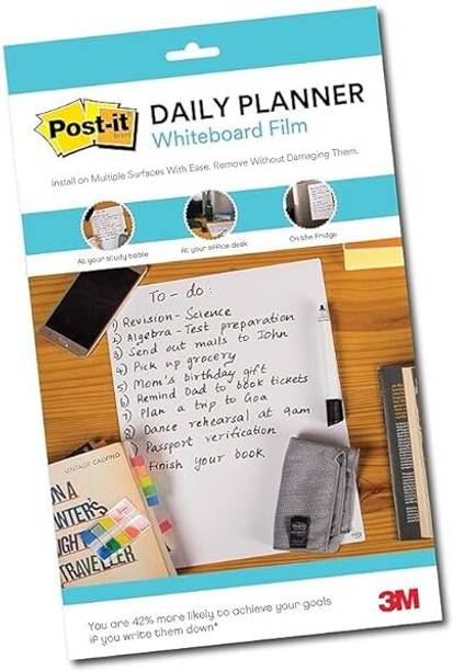 Post-It A4 Size Dry Erase Surface Sheets 2 Sheets Regular, 1 Colors