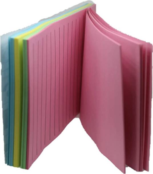 champcool 4x6 Self-Stick Sticky Note Pad,100 sheet 4 colour in a sheet ,(set of 1) 100 Sheets pop up, 4 Colors