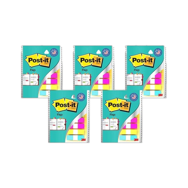 Post-It Flags 12 Sheets regular, 5 Colors