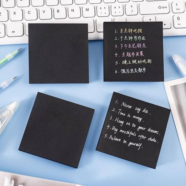 Ji And Ja Sticky Note Pad 100 Sheets Adhesive Note Pads, 1 Colors