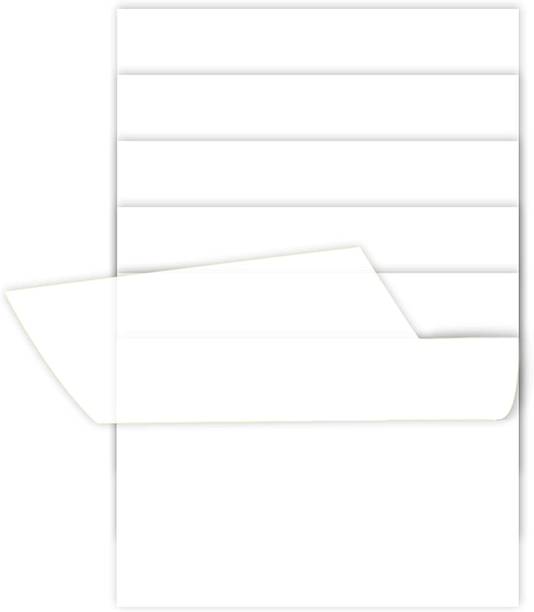 greencom 200 Pcs Transparent Sticky Notes Self-Stick Note Pads, Transparent Self Adhesive 50 Sheets 3x5 Inches, 1 Colors