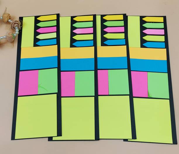 Paper Bear POST iT 15 Sheets Post it, 11 Colors