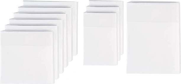 DEZIINE 3x3, 2x3 and 2x4 Inch 150 Sheets Transparent Sticky Notes for Annotating Books 150 Sheets Sticky Notes, 1 Colors