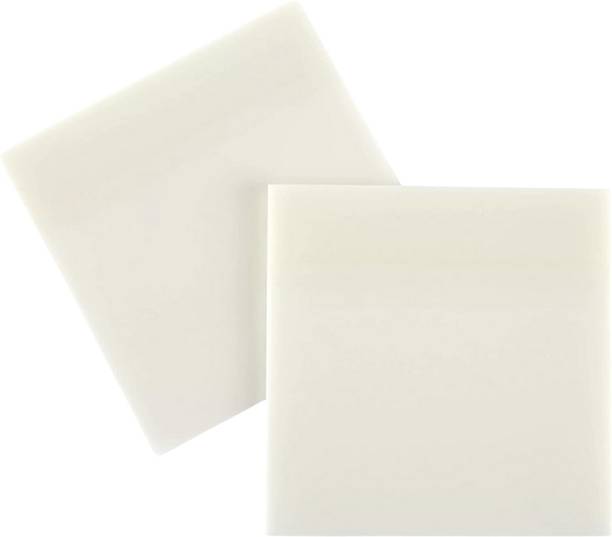 R H lifestyle Translucent Waterproof Sticky Notes Aesthetic Clear Self-Sticky 50 Sheets regular, 1 Colors