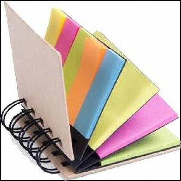 Qatalitic Sticky Note Pad 125 Sheets Regular, 5 Colors