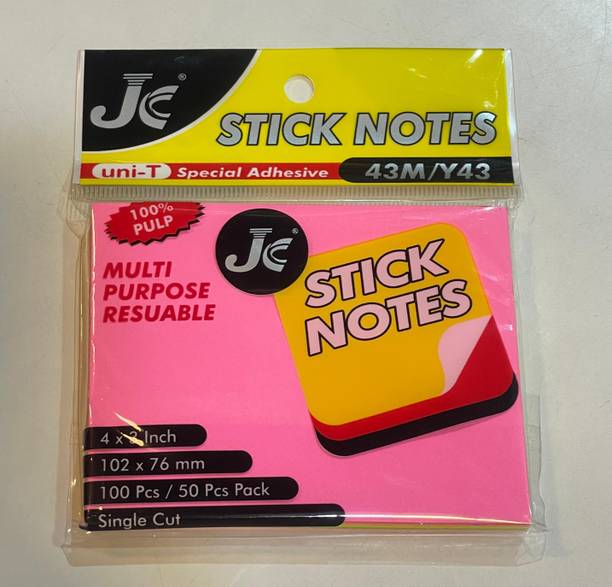 Postit Self stick note 100 Sheets stick note, 5 Colors