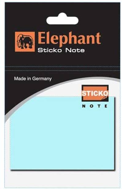 ELEPHANT Sticky Note Blue Color,Sticky Notes Pad 3x3 Size for Notes,Reminders 100 Sheets Regular, 1 Colors