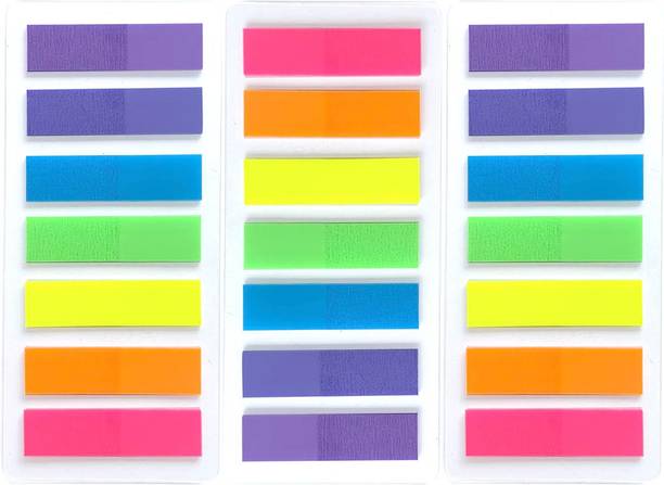 Hanyousheng Sticky Notes 420 Sheets Self-Adhesive Sticky Tabs Index Tabs for Books, 7 Colors