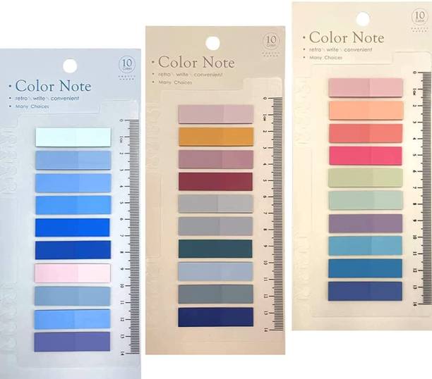 CUZWAVE Sticky Notes 200 Sheets Sticky Notes, 10 Colors