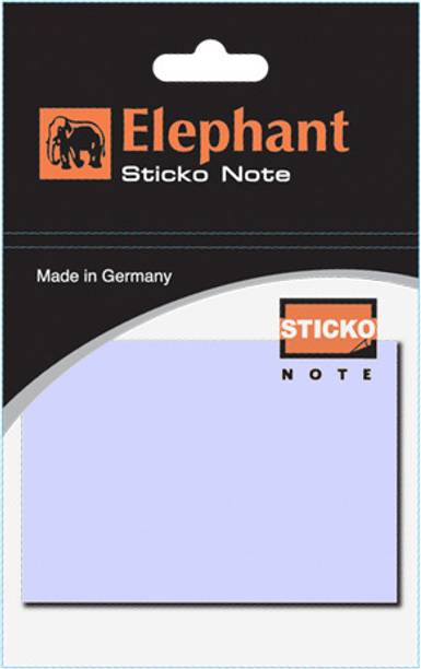 dha saimwalla Elephant Sticky Note STD 2X3 100 Sheets Sticky Notes, 1 Colors