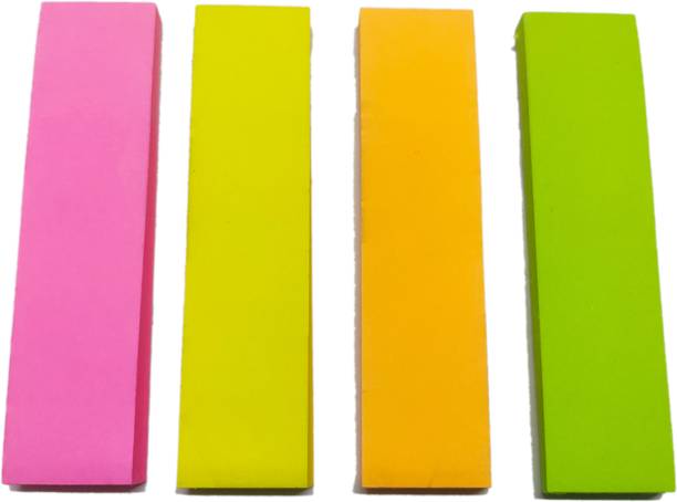 Navani Sticky Notes 3x1.8 inch for Office, School, Memo Pads, Total 50 x 4=200 Sheets - 50 Sheets Regular, 4 Colors
