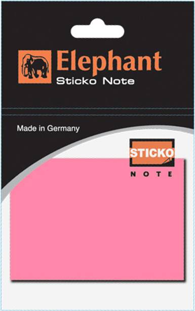 dha saimwalla Elephant Sticky Note STD 75x75 100 Sheets Regular, 1 Colors