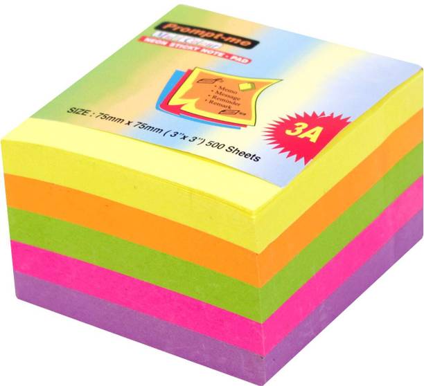Lakeer Sticky Index Tabs Colored Sticky Notes for Page Marker Bookmarks 500 Sheets Pop-up, 5 Colors