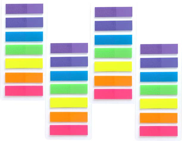 moinkerin Sticky Note 560 Sheets Self-Adhesive Sticky Tabs Index Tabs for Books, 7 Colors