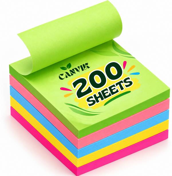 Canvik Multicolor 200 Sheets Regular, 5 Colors
