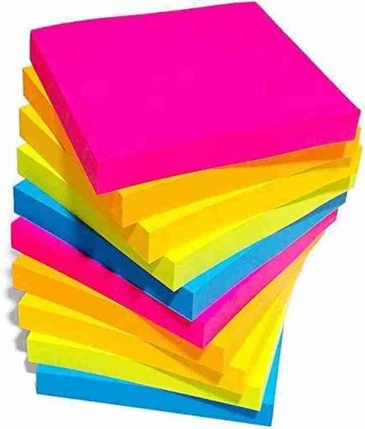Sharvil Self-Adhesive post it pad in multicolor for reminder, noting things. 400 Sheets Regular, 5 Colors