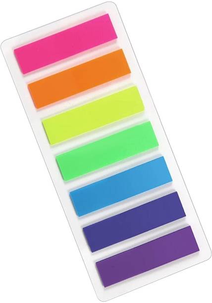 Hanyousheng Sticky Notes 140 Sheets Self-Adhesive Sticky Tabs Index Tabs for Books, 7 Colors