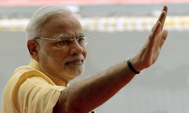 Poster Narendra Modi sla998 (Large Poster, 36x24 Inches, Plastic Paper, Multicolor) Fine Art Print