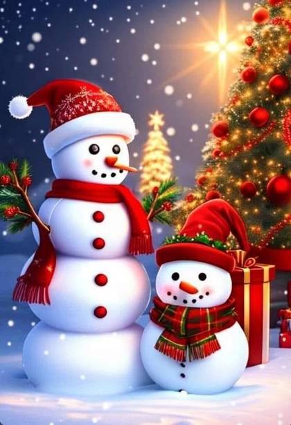 Chrismas_wall_poster_HD_design_For_decoration_HD00201 Paper Print