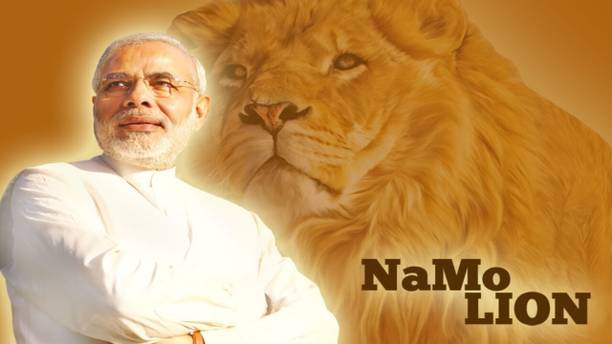 Poster Narendra Modi sla1016 (Wall Poster, 13x19 Inches, Matte Paper, Multicolor) Fine Art Print