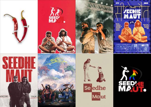 Seedhe Maut Music-Inspired Wall Poster | Premium Printed Wall Art for Bedroom, Studio & Office Paper Print